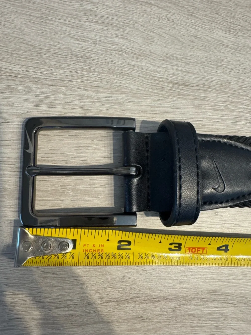 Nike Men’s Black Woven Stretch Belt